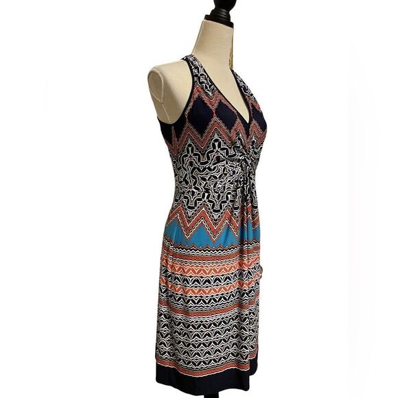 Laundry by Shelli Segal Geometric Designed Halter Design Dress (Small) - Picture 3 of 11